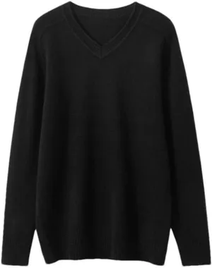Autumn/Winter Men Sweaters Goat Cashmere Knitted Jumpers Warm V-Neck Men Tops Sweaters