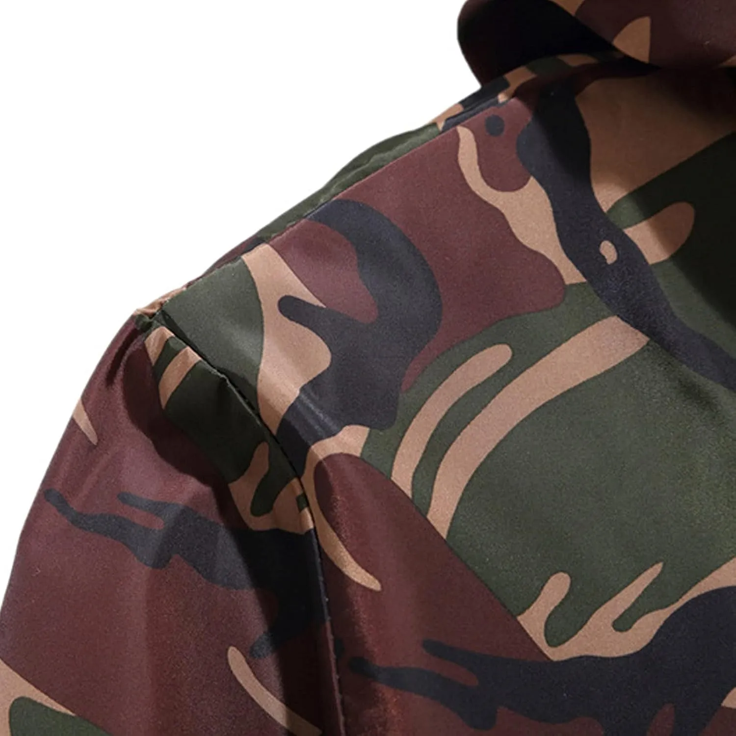 Lightweight Men's Windbreaker Waterproof Rain Jacket Casual Fall Winter Outdoor Running Hiking Zip-Up Hooded Raincoat