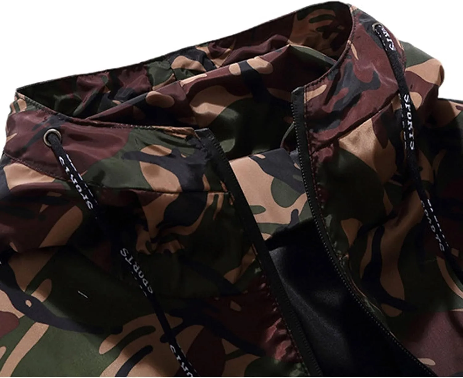 Lightweight Men's Windbreaker Waterproof Rain Jacket Casual Fall Winter Outdoor Running Hiking Zip-Up Hooded Raincoat