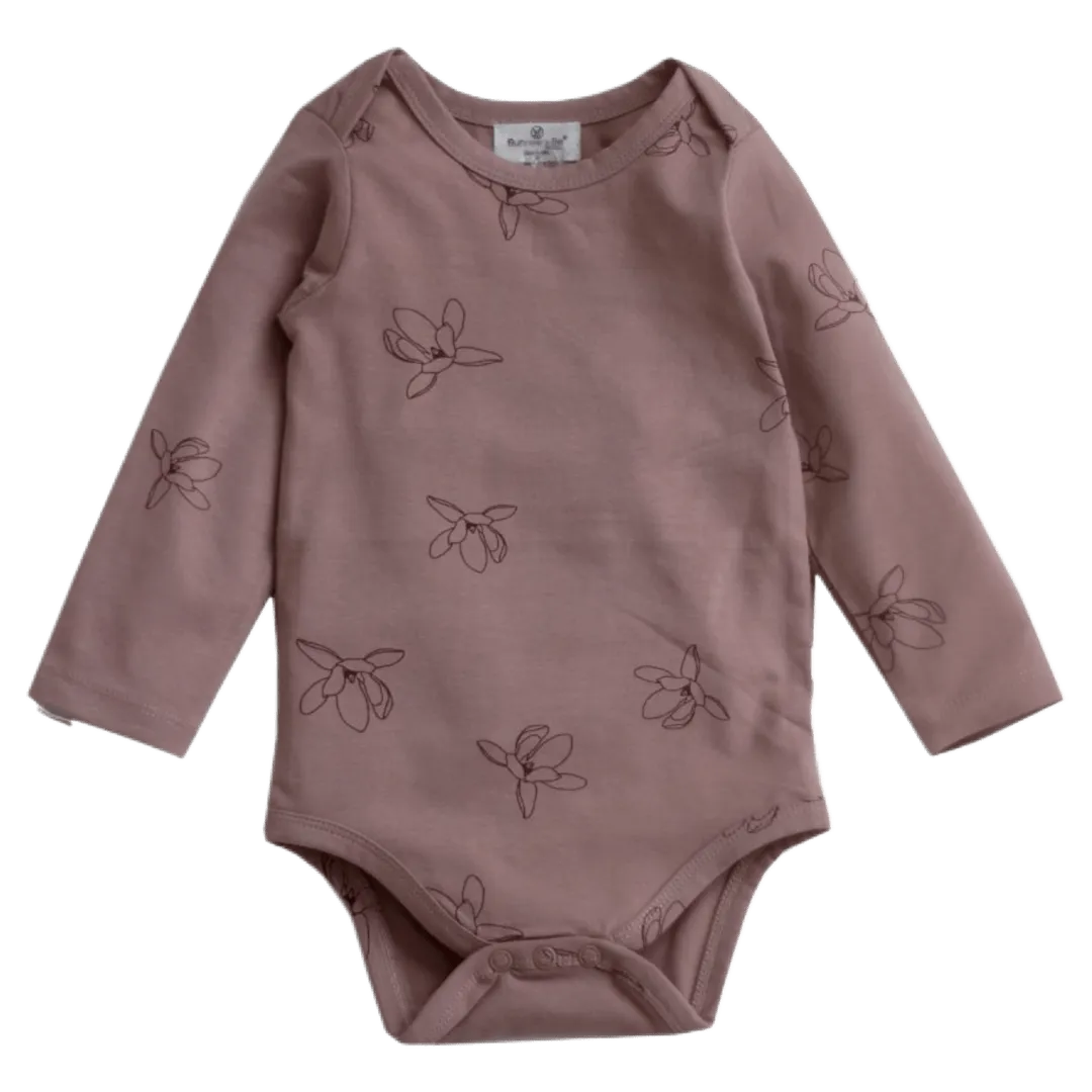 Long Sleeve Bodysuit - Magnolia