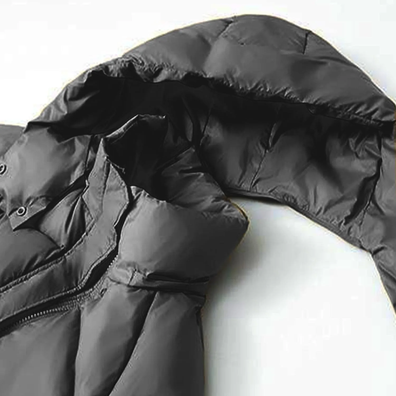 Quilted Jackets for Women Puffy Bubble Puffer Coat Winter Loose Outerwear Warm Down Jackets with Removable Hood