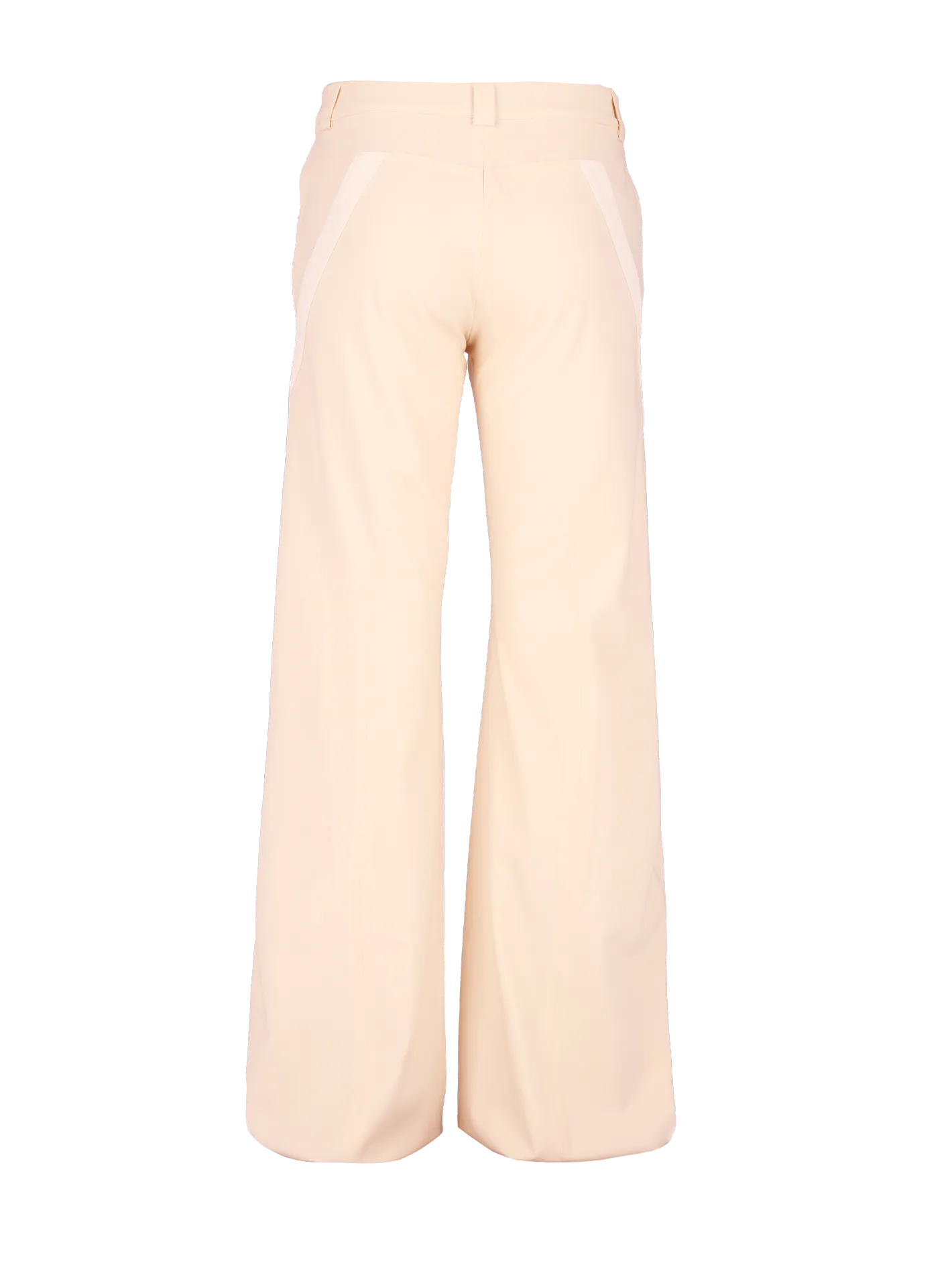 satin-detail single-breasted trouser suit