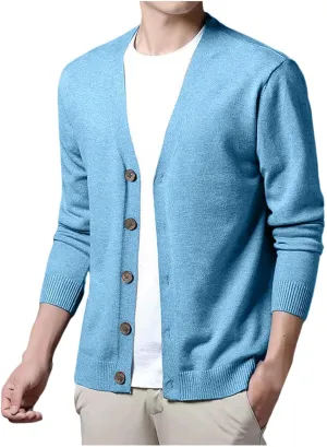 Sweaters for Men Men's Cardigan Sweaters Turtleneck Long Sleeve Knitted Big and Tall Slim Workout Cable Knit Fleece